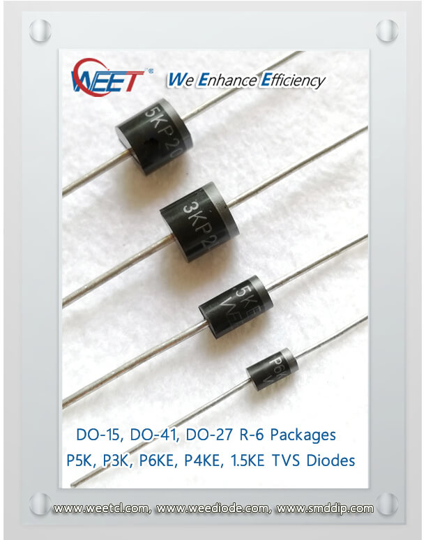 TVS Diodes Transient Voltage Suppressors TVS Diode Low Cap P6KE 10 pieces 