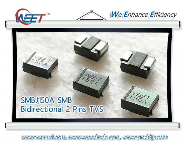 SMBJ13CA 2 Pins 13 V SMBJ13CA SMBJ Series 21.5 V Pack of 100 DO-214AA Bidirectional TVS Diode 