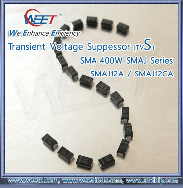 Transient Voltage Suppressors 400W 36V 5% Uni TVS Diodes 1000 pieces 
